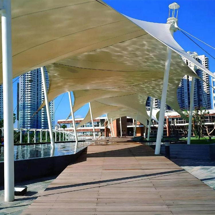 高碑店市膜结构景观棚