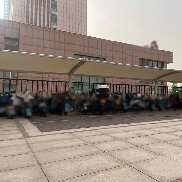 高碑店市膜结构电动车棚